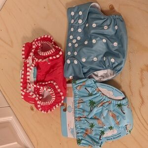 Reusable Baby Swim Diapers Set of 3